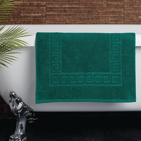 Mitre Essentials Nova Bath Mat Dark Green product image