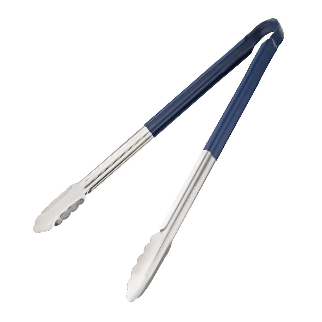 Hygiplas Colour Coded Serving Tong 405mm Blue