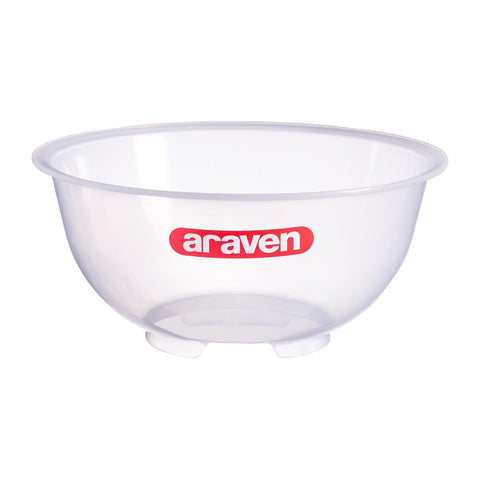 Araven Polypropylene Mixing Bowl Transparent 4.5Ltr - Advantage Catering Equipment