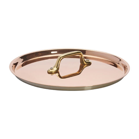 De Buyer Inocuivre Lid with Brass Handle 16cm product image