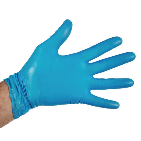 Hygiplas Powder-Free Vinyl Gloves Blue Extra product image