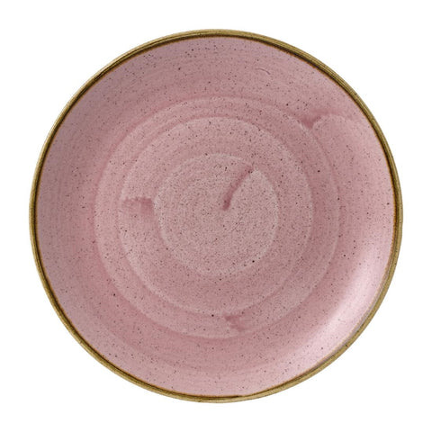 Churchill Stonecast Petal Pink Coupe Plates 254mm (Pack of 12)