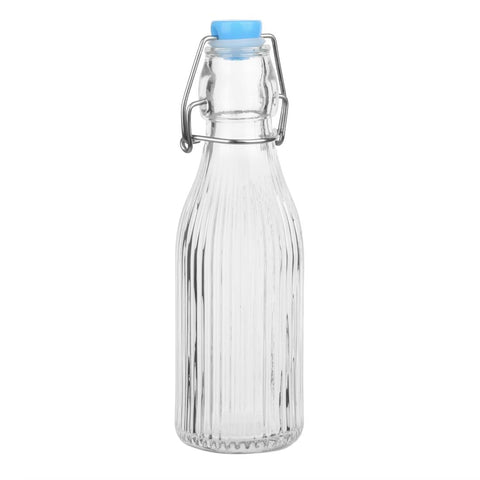 Olympia Ridged Swing Top Water Bottles 200ml (Pack of 6)