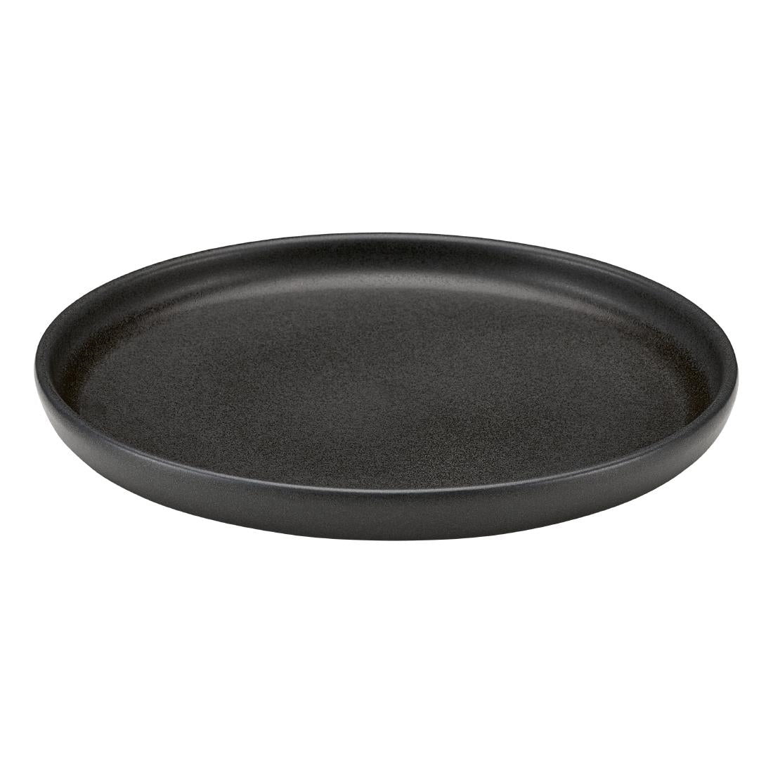 Bauscher Elements Black Walled Plates 220mm product image