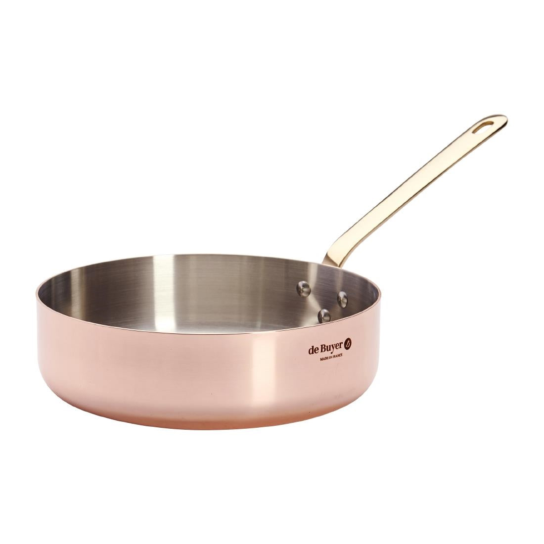 De Buyer Inocuivre Saute Pan Brass 24cm product image