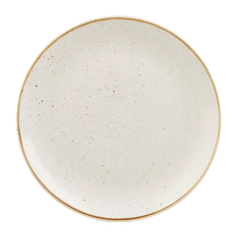 Churchill Stonecast Barley White Coupe Plates 228mm (Pack of 12)