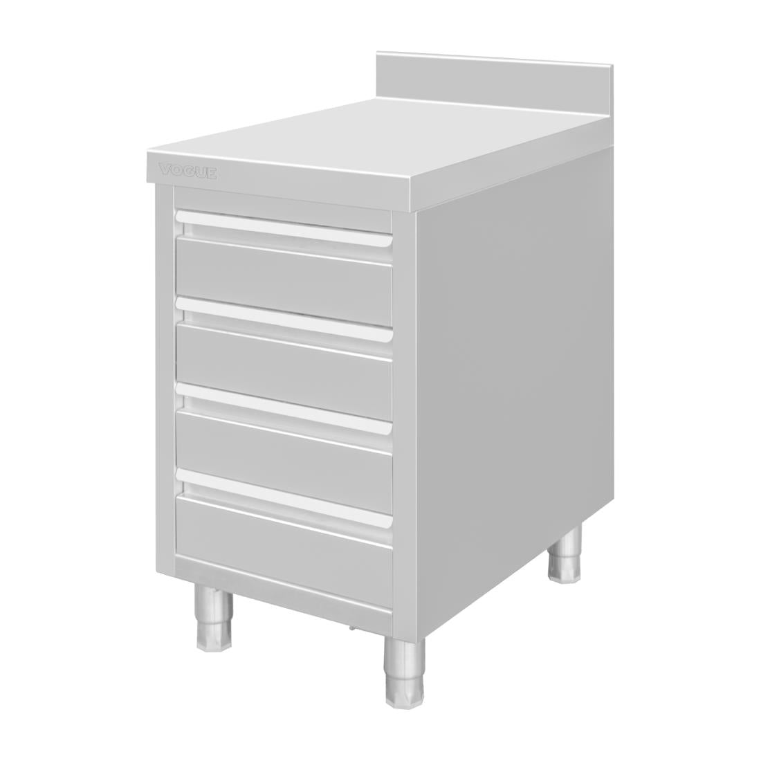 Vogue Stainless Steel 4 Drawer Workstation product image