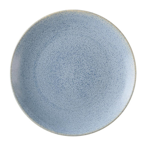 Dudson Evo Azure Coupe Plates Blue 255mm (Pack of 6)