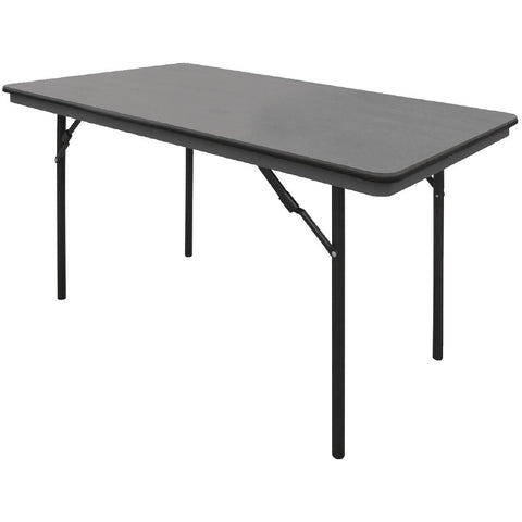 Bolero ABS Rectangular Folding Table Grey 4ft (Single) - Advantage Catering Equipment
