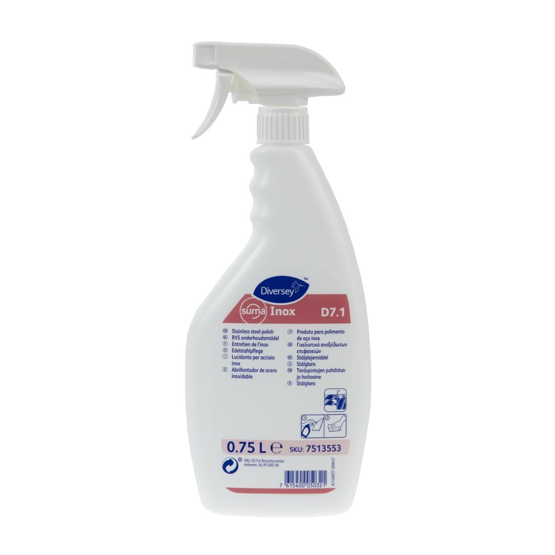 Suma Inox D7.1 Stainless Steel Polish Ready product image