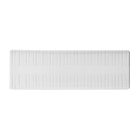 Churchill Era Grey Oblong Plates 330x110mm (Pack of 6)