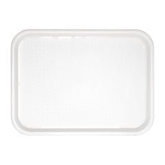 Olympia Kristallon Polypropylene Fast Food Tray White Medium 415mm