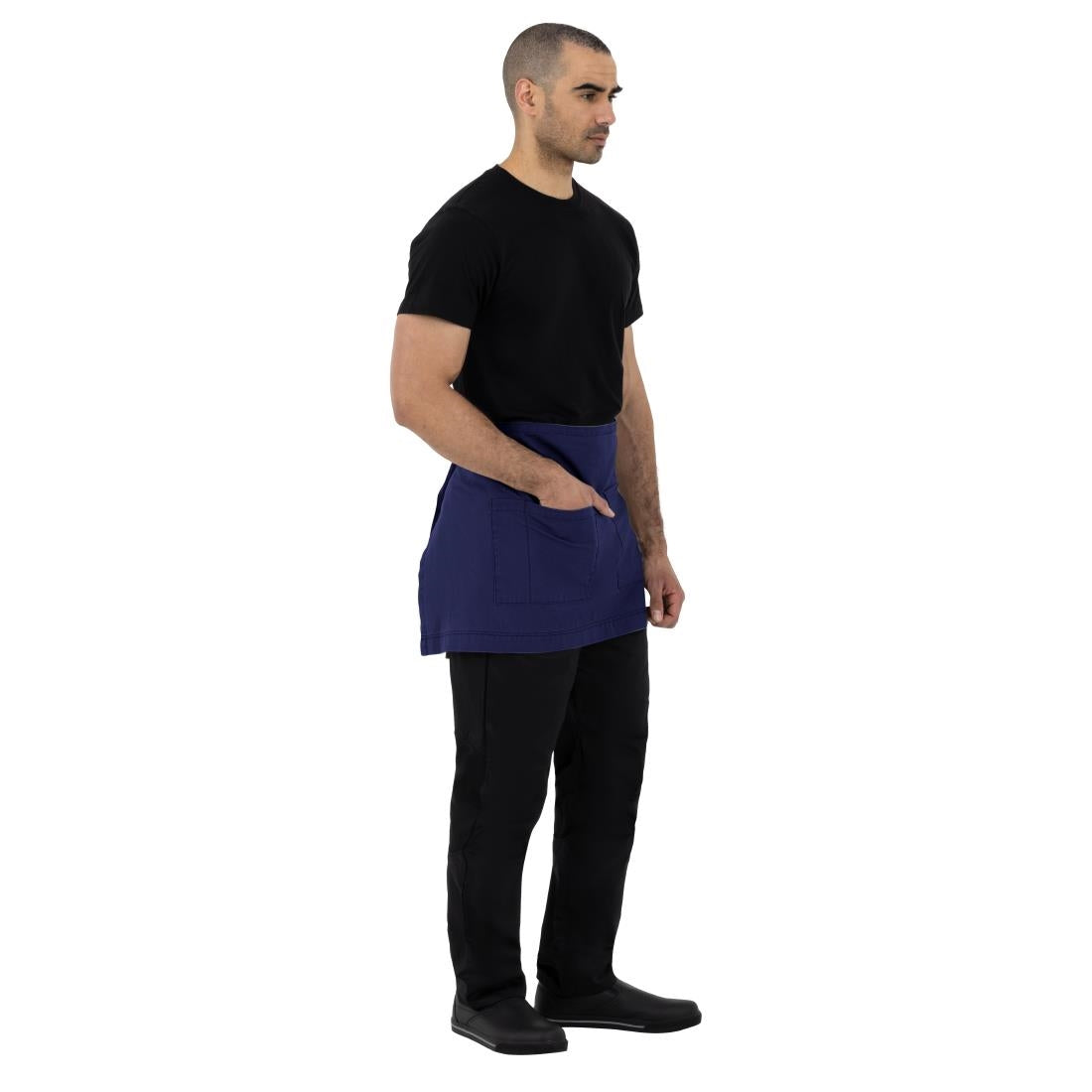 Southside Cotton Canvas Waist Apron Navy Blue product image