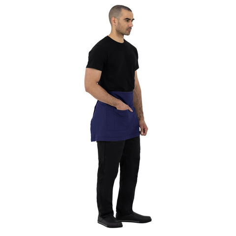 Southside Cotton Canvas Waist Apron Navy Blue product image