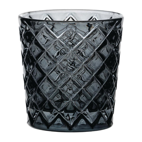 Utopia Criss Cross Grey Nightlight Holders (Pack of 12)