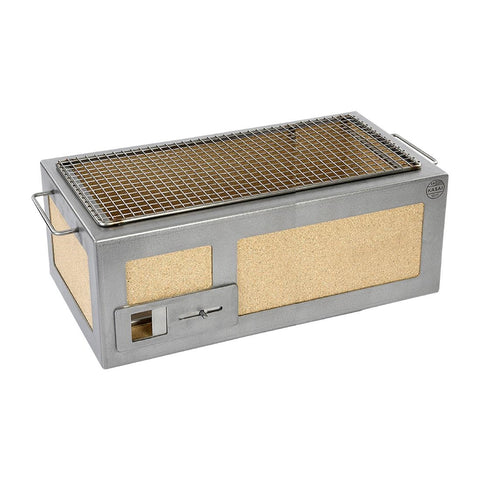 Kasai Medium Long Konro Grill with Stainless Steel Frame SVT-16131