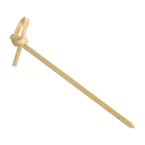 Fiesta Compostable Bamboo Looped Skewers 90mm product image