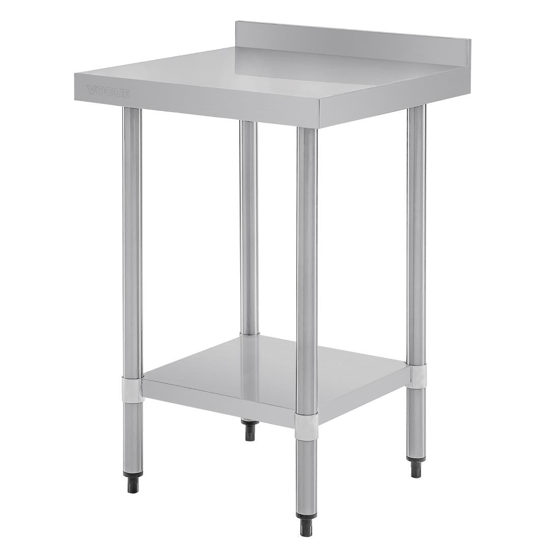 Vogue Stainless Steel Prep Table with Upstand product image