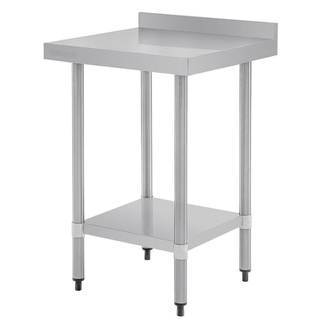 Vogue Stainless Steel Prep Table with Upstand product image