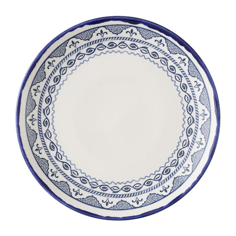 Dudson Harvest Moresque Coupe Plates Blue 260mm (Pack of 12)