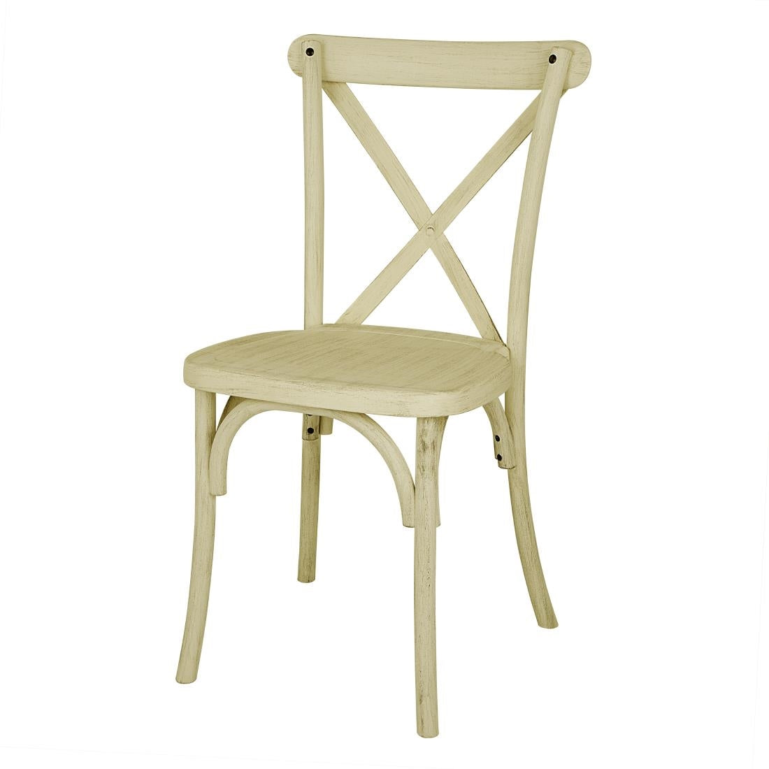 Bolero Manhattan Cross-Back Resin Chairs product image