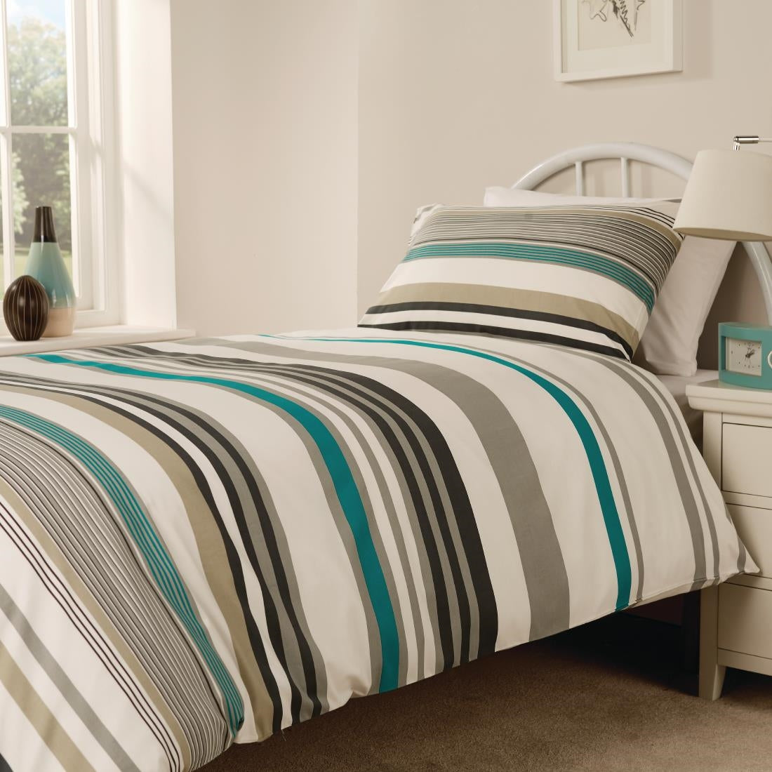 Mitre Essentials Madison Bedding Set Teal product image