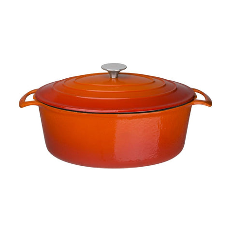 Vogue Oval Casserole Dish Orange 6Ltr product image