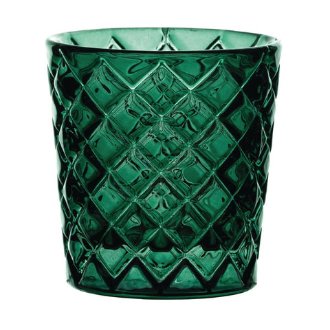 Utopia Criss Cross Green Nightlight Holders (Pack of 12)