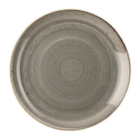 Churchill Stonecast Grey Coupe Plates 254mm (Pack of 12)