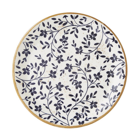 Steelite Performance Flora Coupe Plates Blue 252mm (Pack of 12)