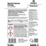Jangro Concentrated Multi Purpose Cleaner Orange - 5 Ltr