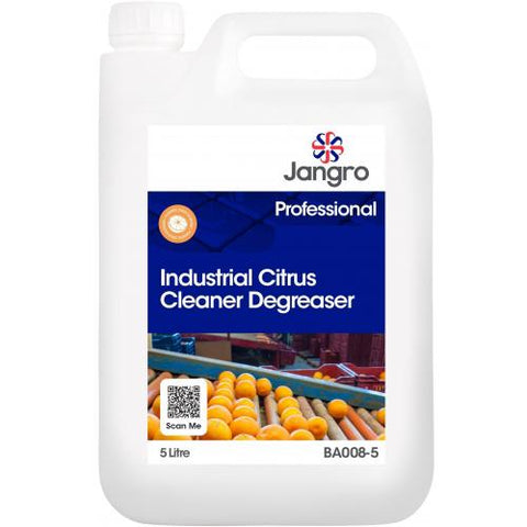 Jangro Citrus Industrial Cleaner & Degreaser - 5 Ltr