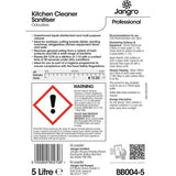 Jangro Odourless Kitchen Cleaner Sanitiser - 5 Ltr