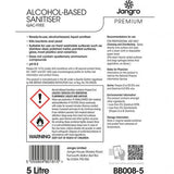 Jangro Alcohol-Based Sanitiser - 5 Ltr