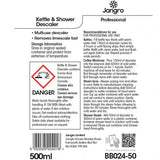 Jangro Kettle & Shower Descaler - 500ml