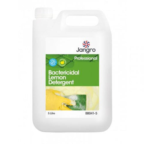 Jangro Bactericidal Washing Up Liquid Lemon - 5 Ltr