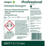 Jangro Dishwasher Liquid Detergent - 5 Ltr