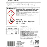 Jangro Chlorine Tablets - Tub of 200