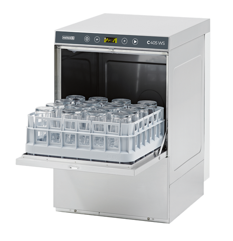 Maidaid C405 WS 390mm Basket Under Counter Glasswasher With Drain Pump & Water Softener