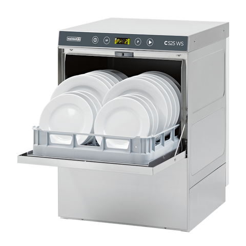 Maidaid C525 WS 500mm Basket Under Counter Dishwasher With Drain Pump & Water Softener