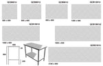 Quick Service Stainless Steel Centre Benches with Under Shelf