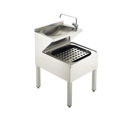 EAIS FAB-JS Stainless Steel Janitor Sink with Mop Grid
