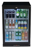 Hallco HC1BK 128 Ltr Undercounter Bottle Cooler - 96 Bottle Capacity