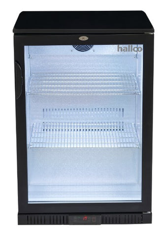 Hallco HC1BK 128 Ltr Undercounter Bottle Cooler - 96 Bottle Capacity