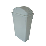 Thunder Group PLTC023G 87 Ltr Plastic Waste Bin Grey - Advantage Catering Equipment