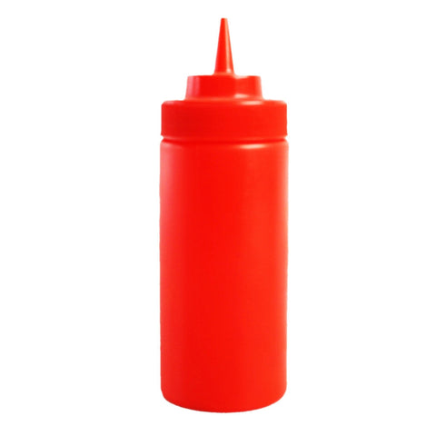 Thunder Group PLTHSB012R Red Squeeze Bottle 355ml - Pack of 12