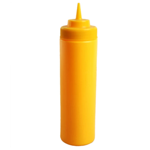 Thunder Group PLTHSB024Y Yellow Squeeze Bottle 710ml - Pack of 12