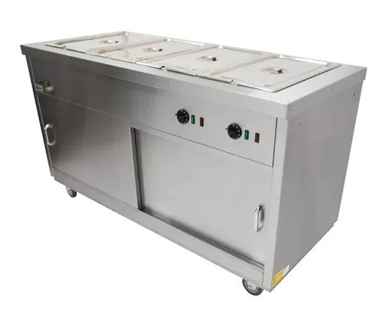 Parry HOT15BM Bain Marie Topped Hot Cupboard with Castors