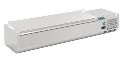 Polar G-Series Countertop Prep Fridge with Lid 6x 1/4GN