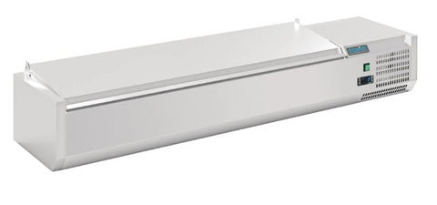 Polar G-Series Countertop Prep Fridge with Lid 7x 1/4GN